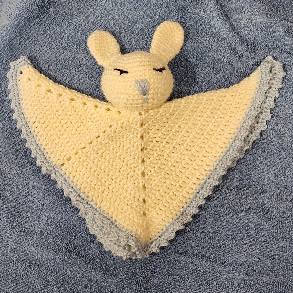 Handmade Crochet  Snuggy Bunny / Mouse Crochet Baby snuggy